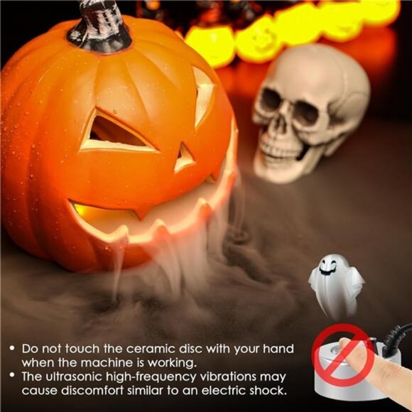 Mist Maker 350ml/H, Halloween Party Ultrasonic Pond Fogger Aluminum Mister - Picture 6 of 7